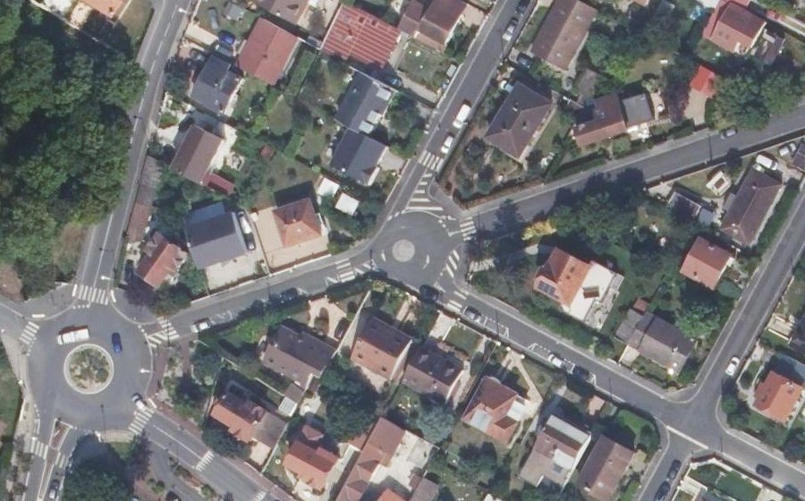 Vue aérienne du Mini-giratoire n°513867061