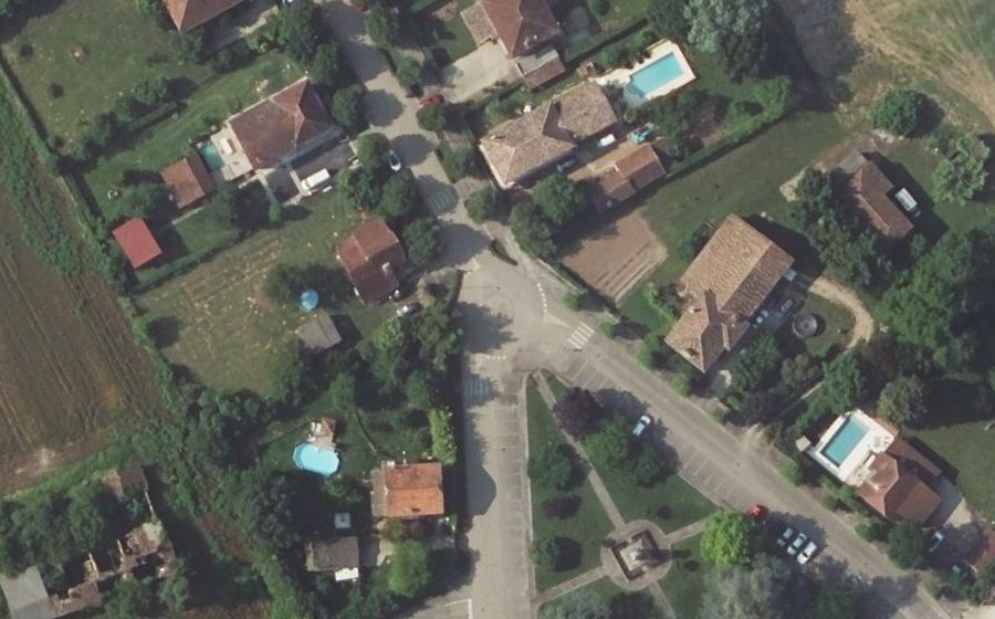 Vue aérienne du Mini-giratoire n°514217054
