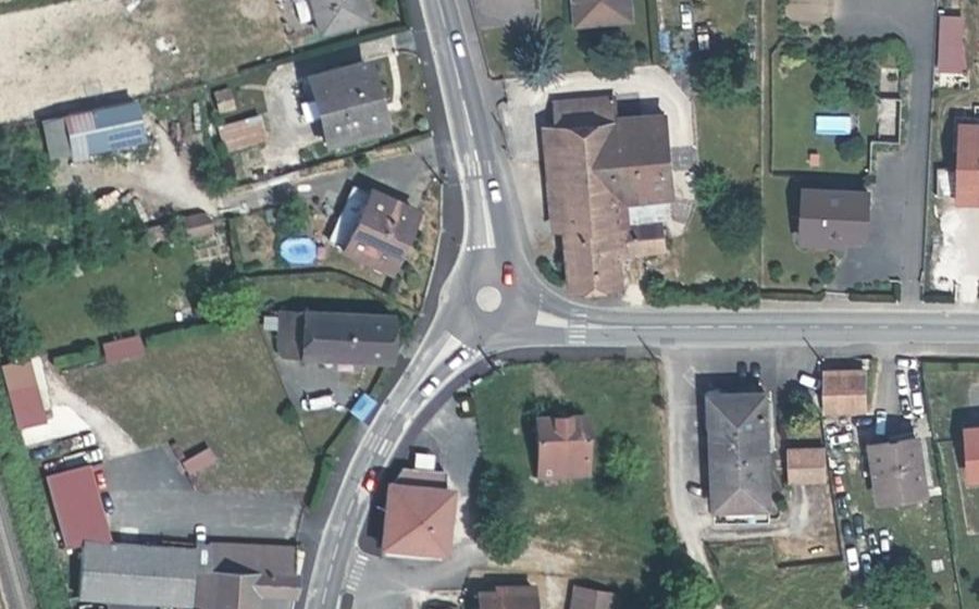 Vue aérienne du Mini-giratoire n°523324599