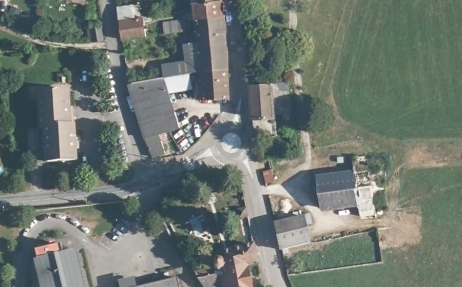 Vue aérienne du Mini-giratoire n°525401806