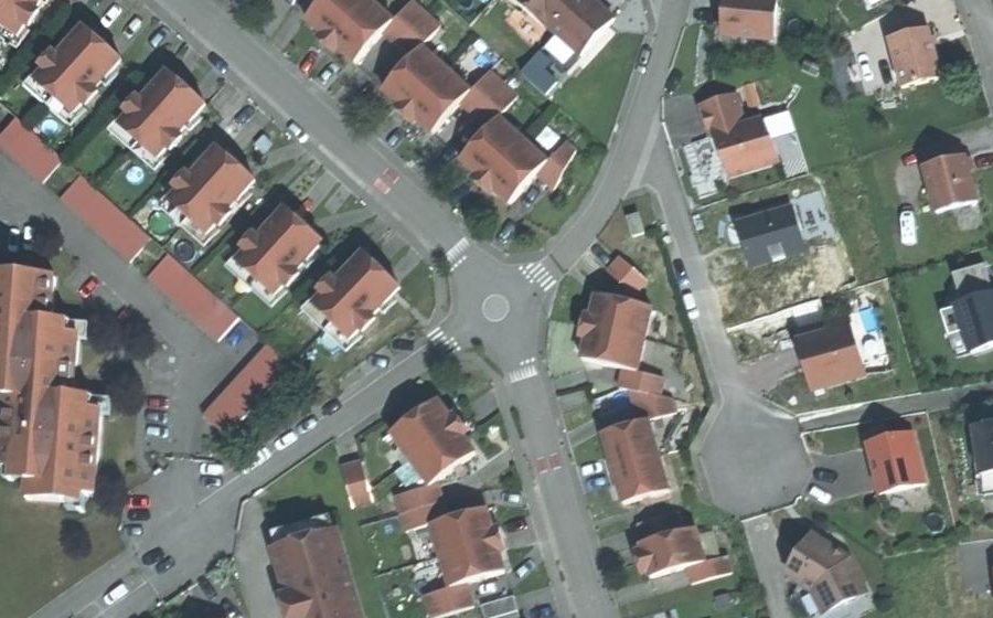 Vue aérienne du Mini-giratoire n°529081231