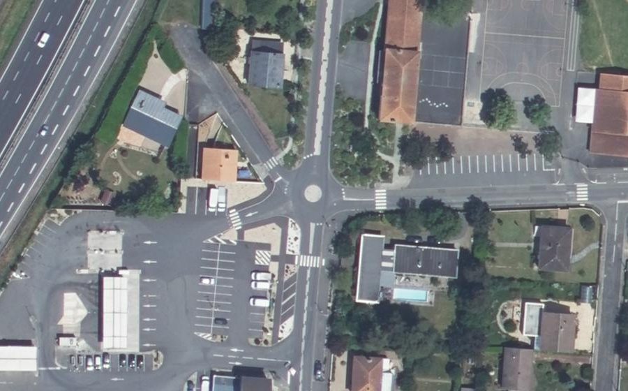 Vue aérienne du Mini-giratoire n°532600276