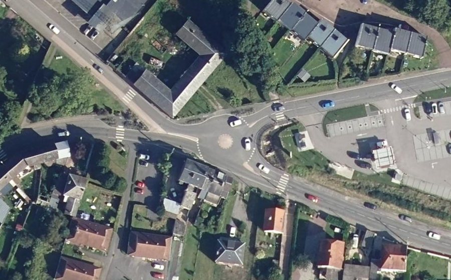 Vue aérienne du Mini-giratoire n°533665889