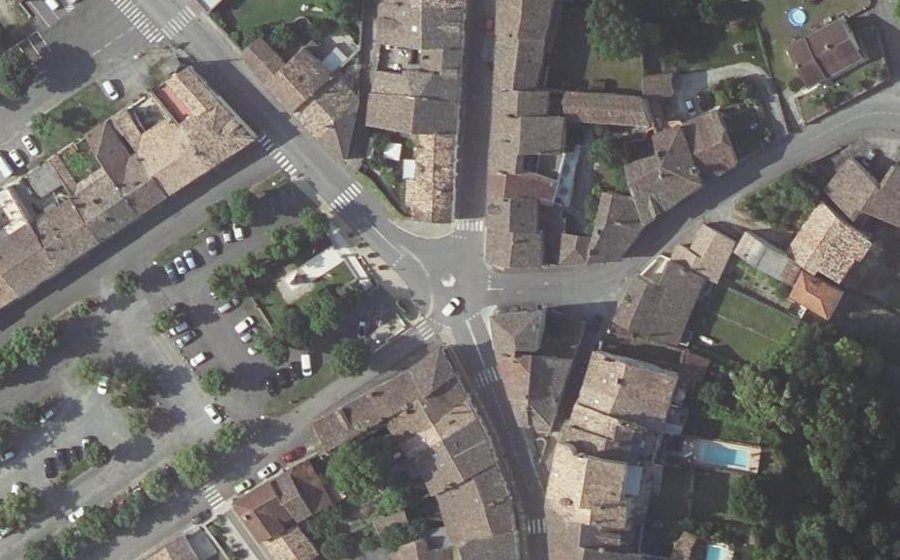 Vue aérienne du Mini-giratoire n°534075761