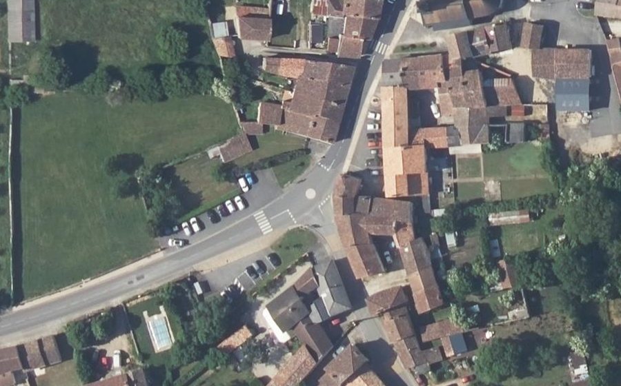 Vue aérienne du Mini-giratoire n°534462824