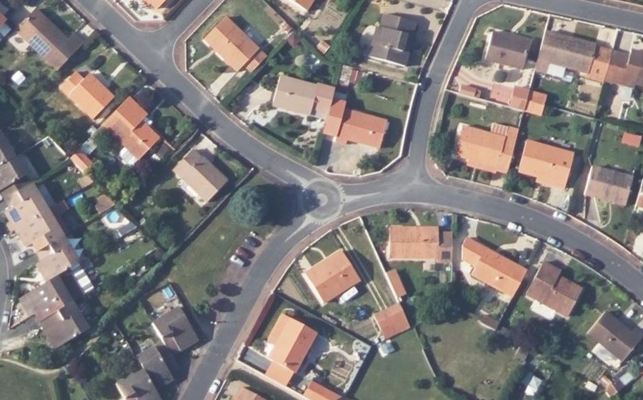 Vue aérienne du Mini-giratoire n°534751777