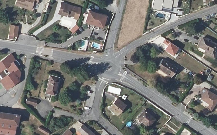 Vue aérienne du Mini-giratoire n°534900942