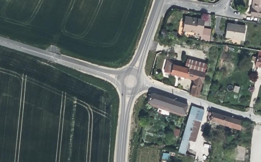 Vue aérienne du Mini-giratoire n°535355807