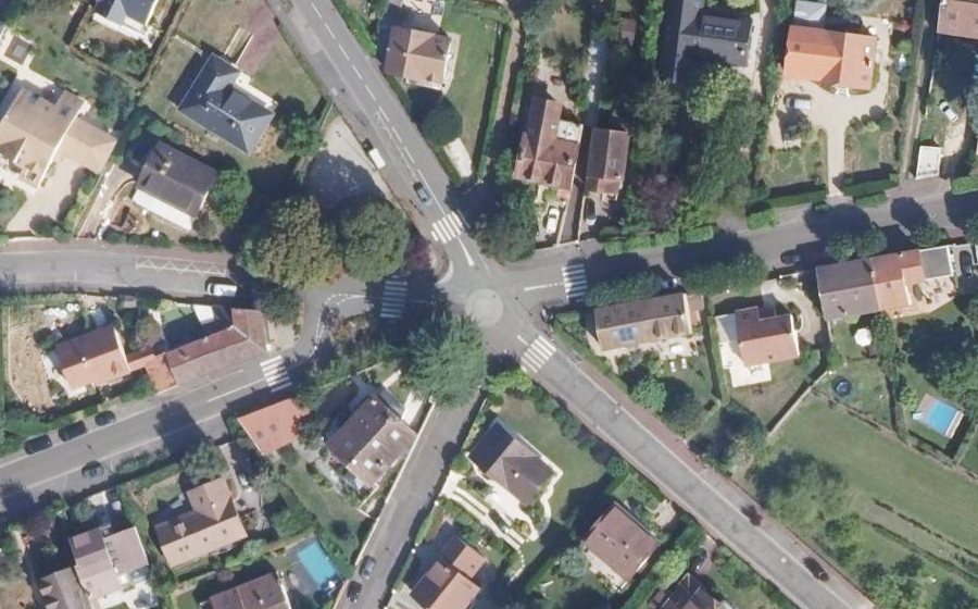 Vue aérienne du Croix Rouge