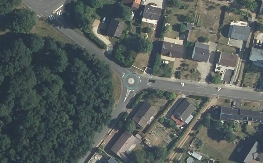Vue aérienne du Mini-giratoire n°536487232