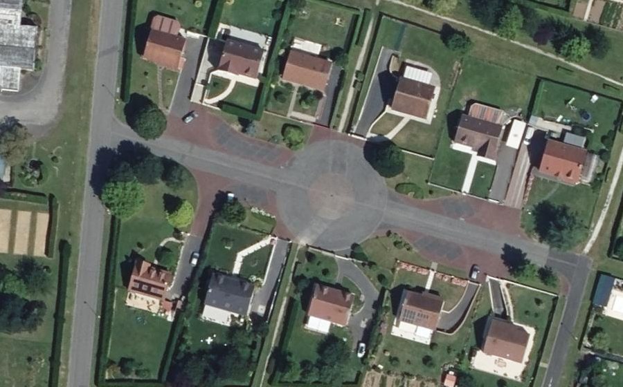Vue aérienne du Mini-giratoire n°536958912