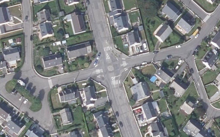 Vue aérienne du Mini-giratoire n°539057334