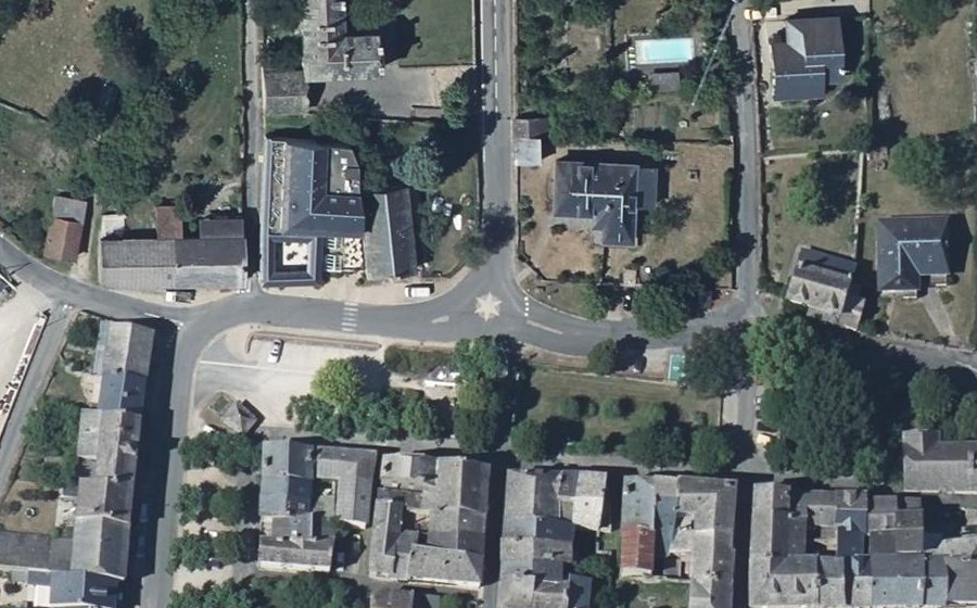 Vue aérienne du Mini-giratoire n°542636638