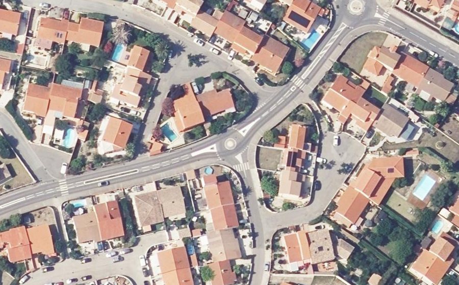 Vue aérienne du Mini-giratoire n°543623811