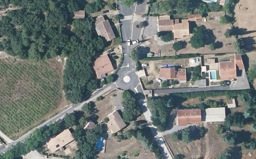 Vue aérienne du Mini-giratoire n°552378483