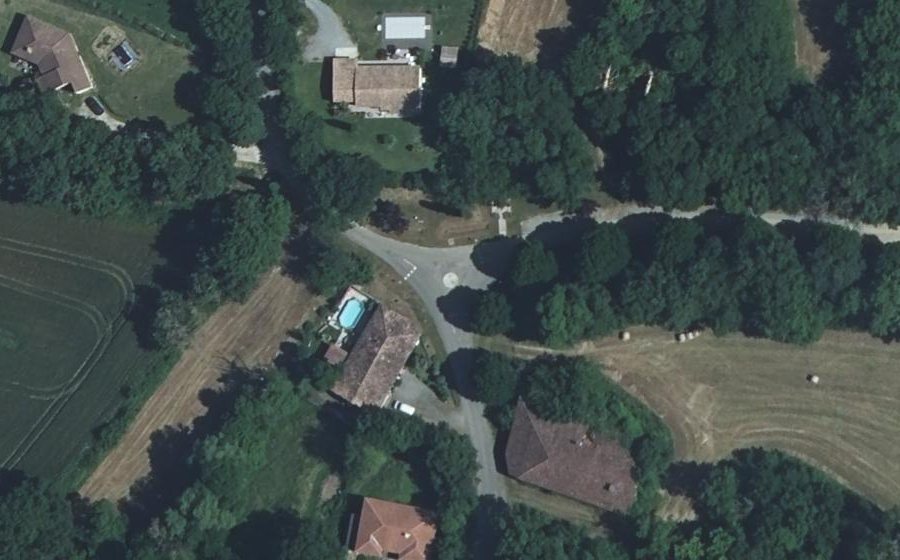 Vue aérienne du Mini-giratoire n°557180216