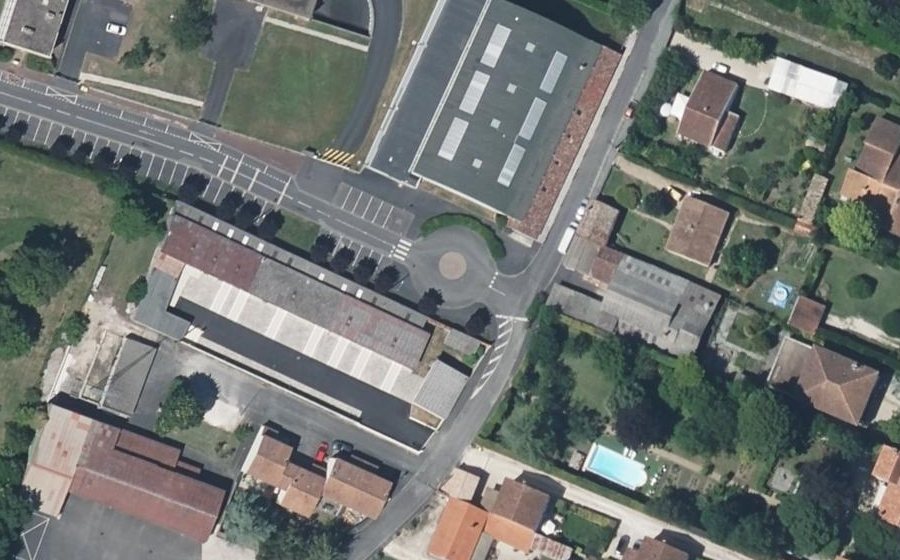 Vue aérienne du Mini-giratoire n°564664817