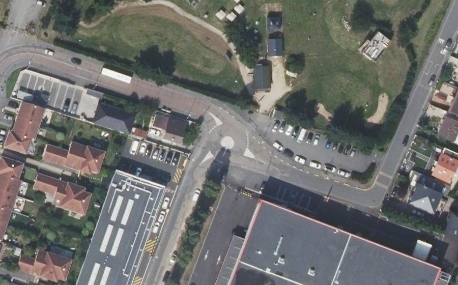 Vue aérienne du Mini-giratoire n°564914303