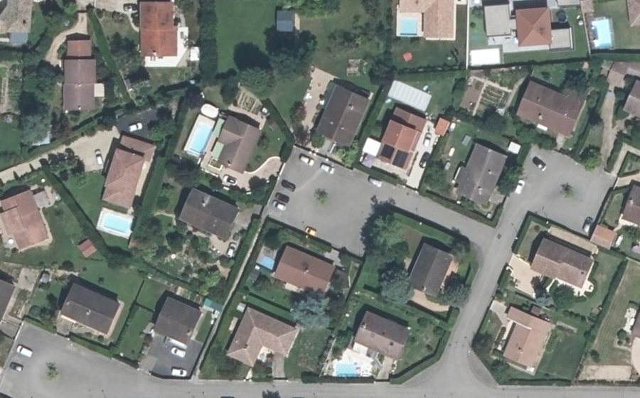 Vue aérienne du Mini-giratoire n°565402711