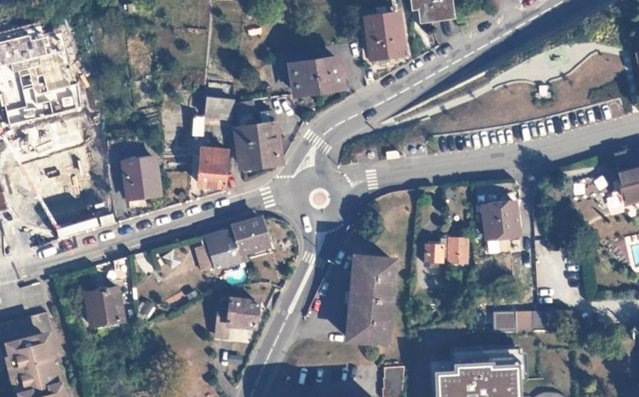 Vue aérienne du Mini-giratoire n°569098196