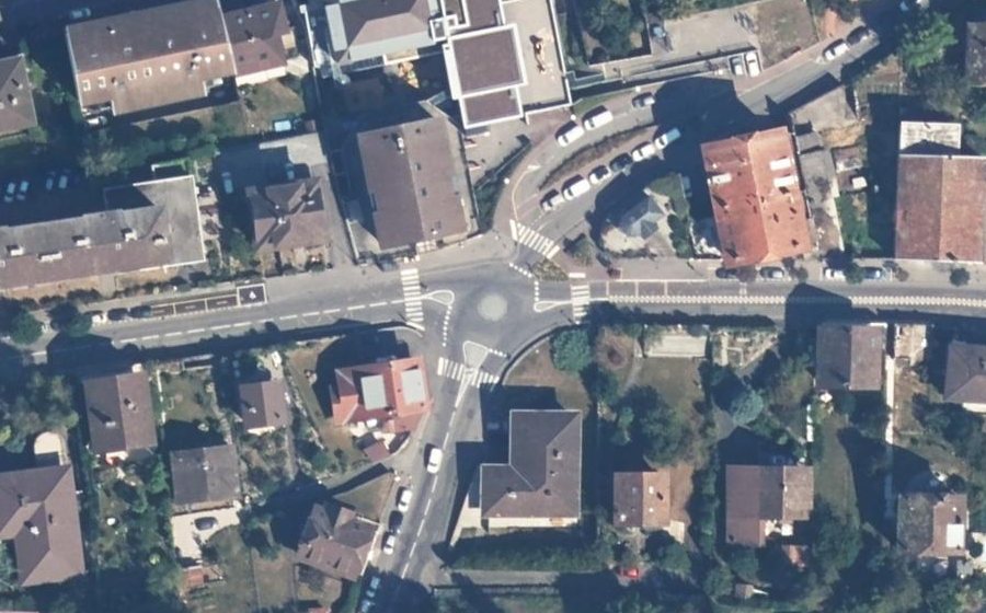 Vue aérienne du Mini-giratoire n°569098216