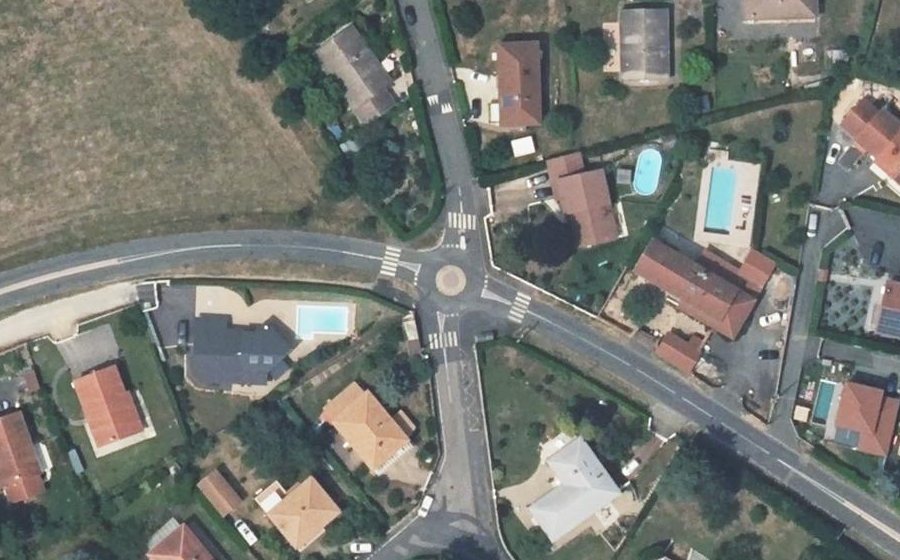 Vue aérienne du Mini-giratoire n°569658169