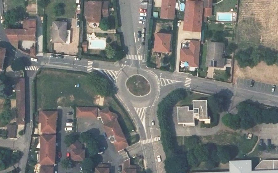 Vue aérienne du Mini-giratoire n°571466981