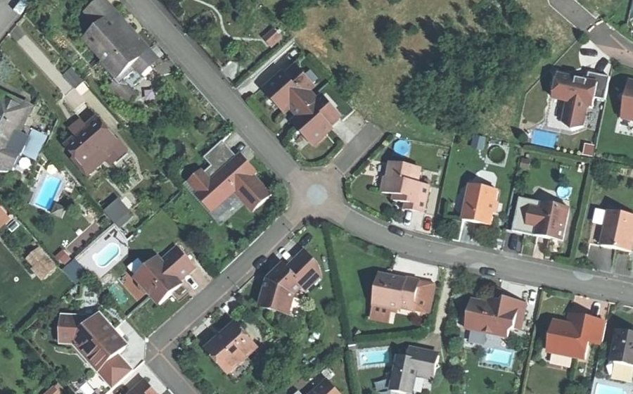Vue aérienne du Mini-giratoire n°571471290