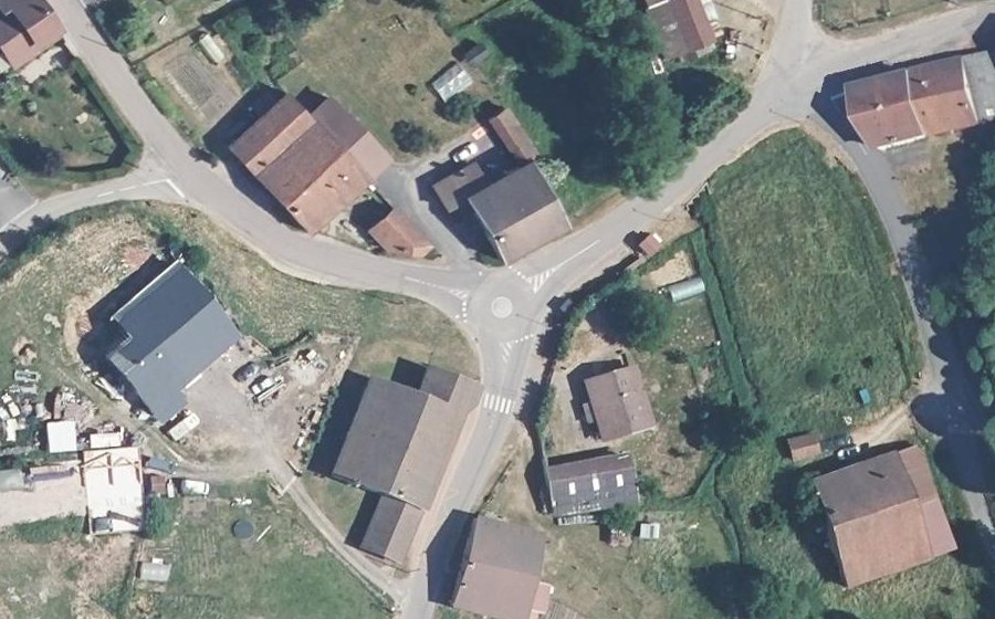 Vue aérienne du Mini-giratoire n°571791776