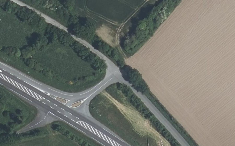 Vue aérienne du Mini-giratoire n°574258216