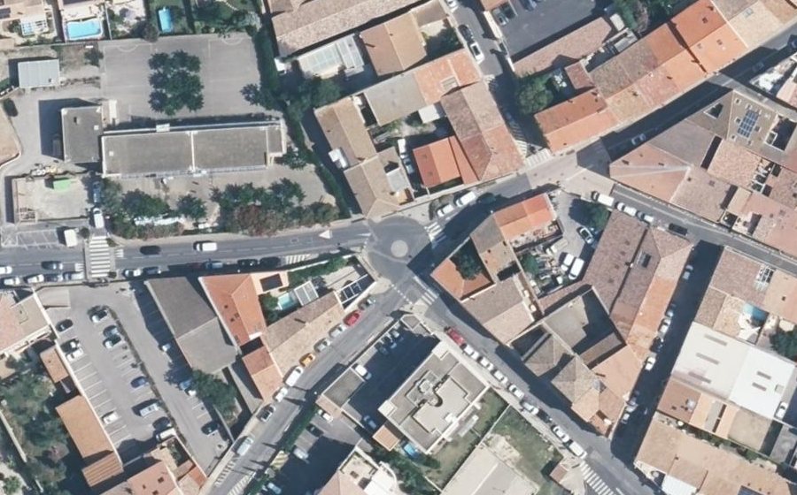 Vue aérienne du Mini-giratoire n°588521096