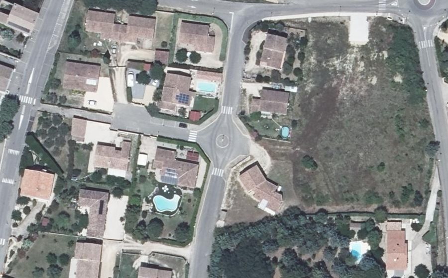 Vue aérienne du Mini-giratoire n°597115250