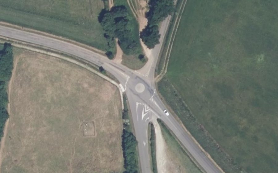 Vue aérienne du Mini-giratoire n°597460975