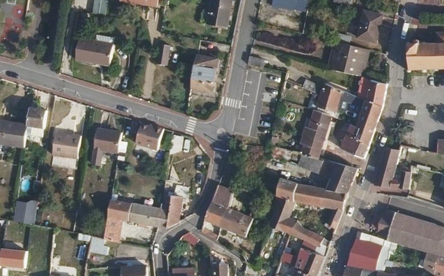 Vue aérienne du Mini-giratoire n°599201941