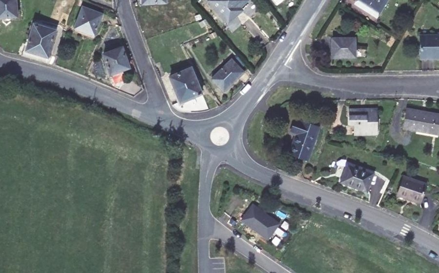 Vue aérienne du Mini-giratoire n°600064830