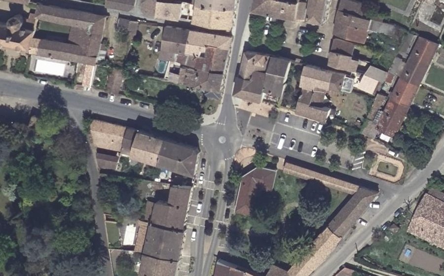 Vue aérienne du Mini-giratoire n°602667023
