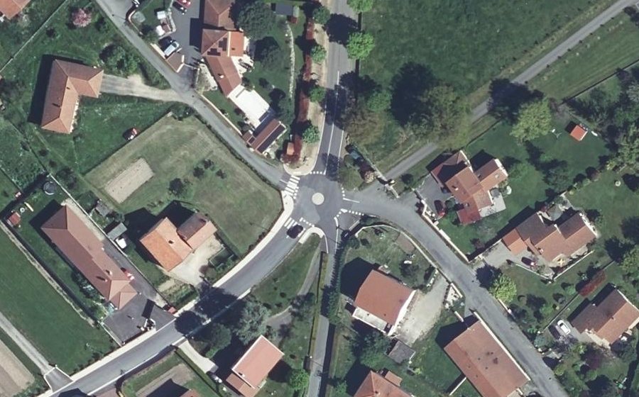 Vue aérienne du Mini-giratoire n°603200876