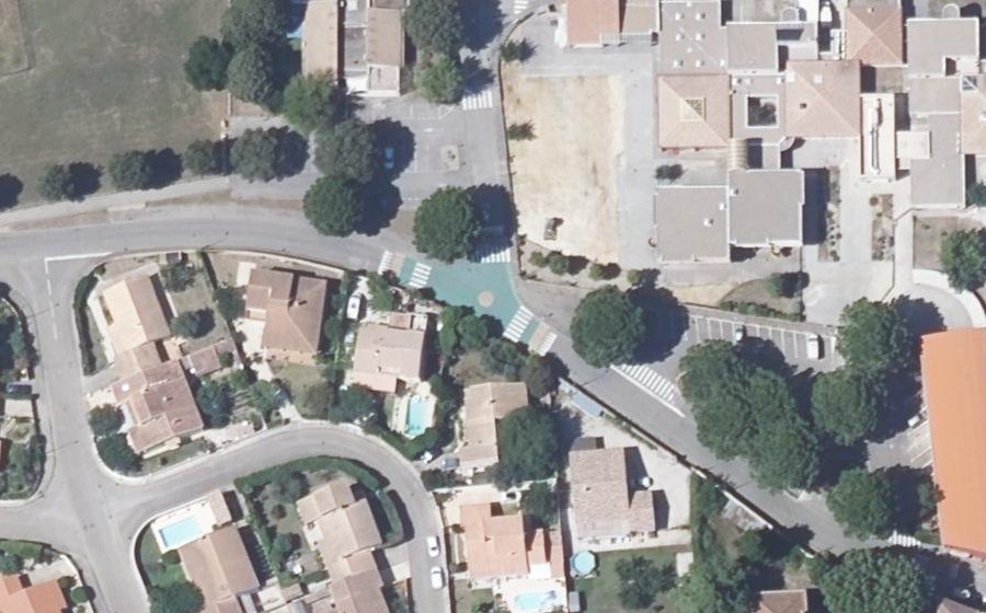 Vue aérienne du Mini-giratoire n°606986469