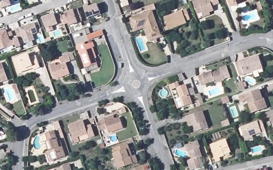 Vue aérienne du Mini-giratoire n°609060627