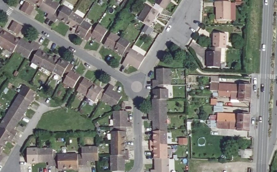 Vue aérienne du Mini-giratoire n°611301783