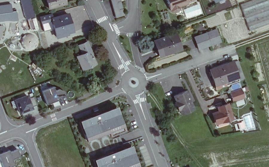 Vue aérienne du Mini-giratoire n°612914479