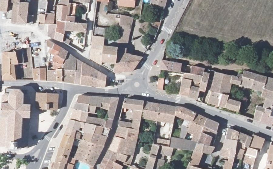 Vue aérienne du Mini-giratoire n°613927644