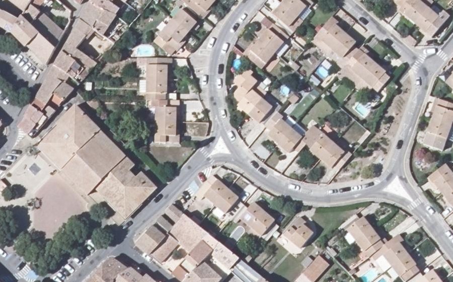Vue aérienne du Mini-giratoire n°617789881