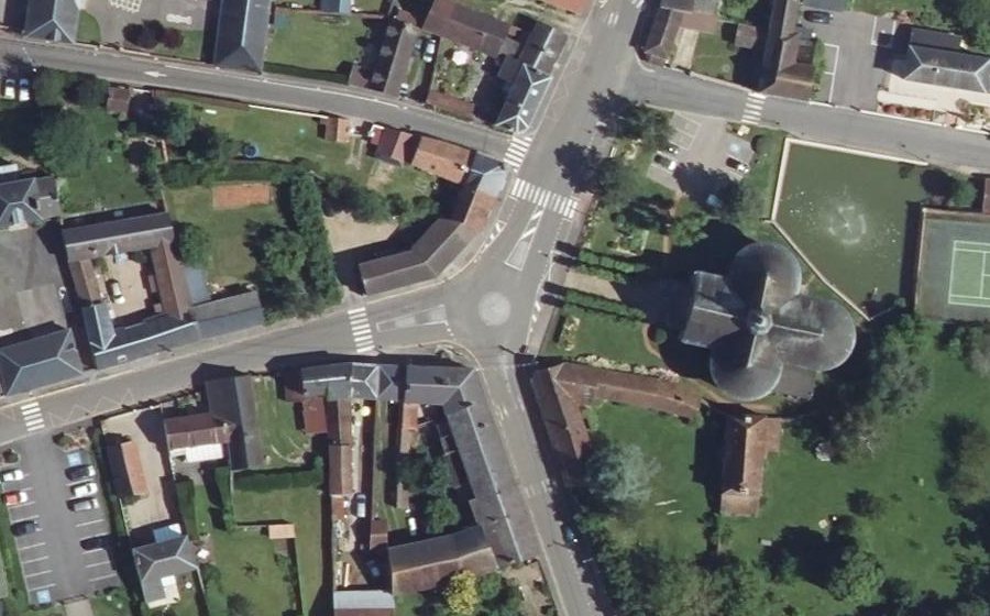 Vue aérienne du Mini-giratoire n°620027698