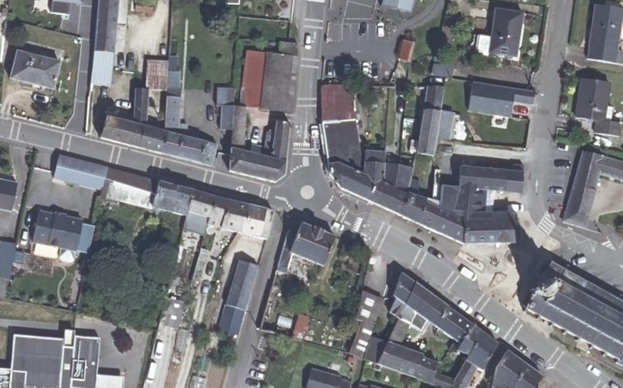 Vue aérienne du Mini-giratoire n°625827983