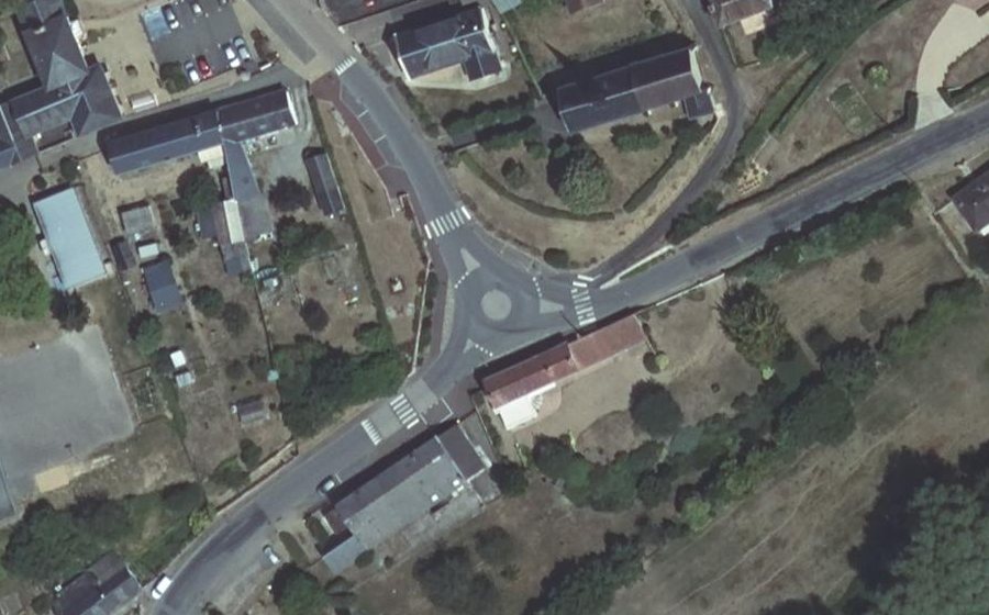 Vue aérienne du Mini-giratoire n°632017241