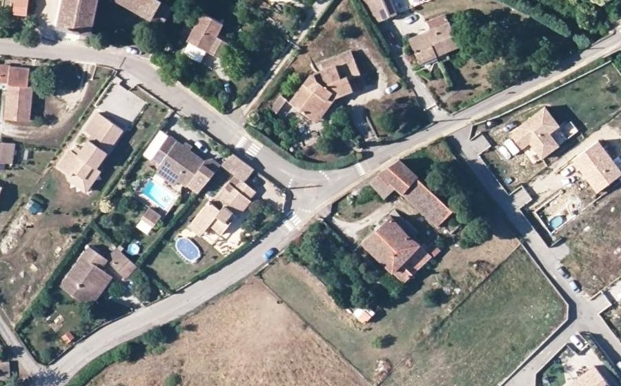 Vue aérienne du Mini-giratoire n°633686008