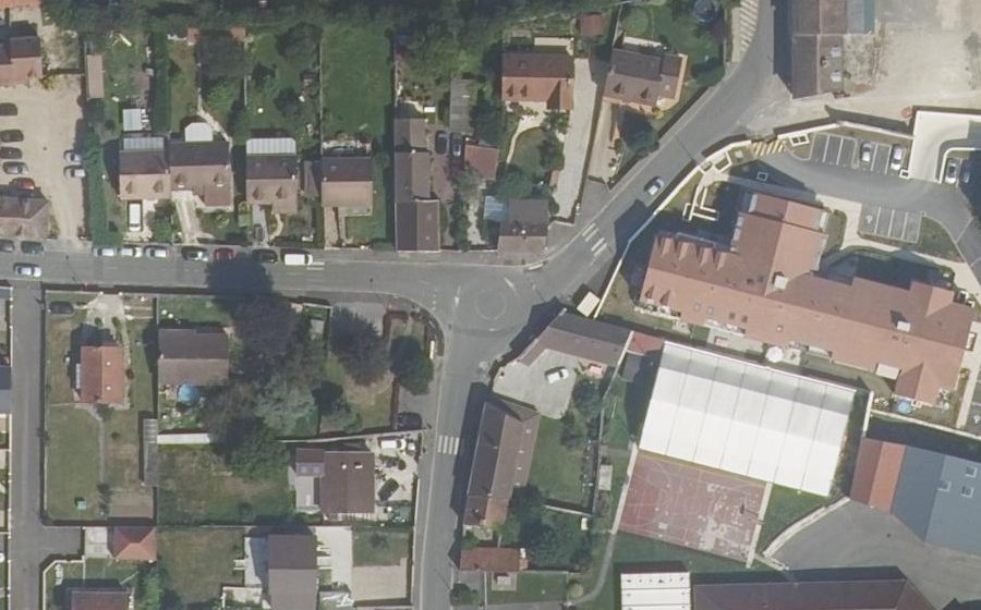 Vue aérienne du Mini-giratoire n°635670900