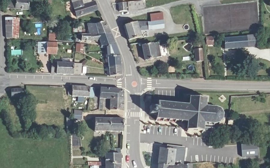 Vue aérienne du Mini-giratoire n°655327973