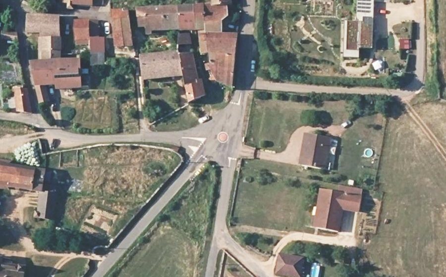 Vue aérienne du Mini-giratoire n°658459733
